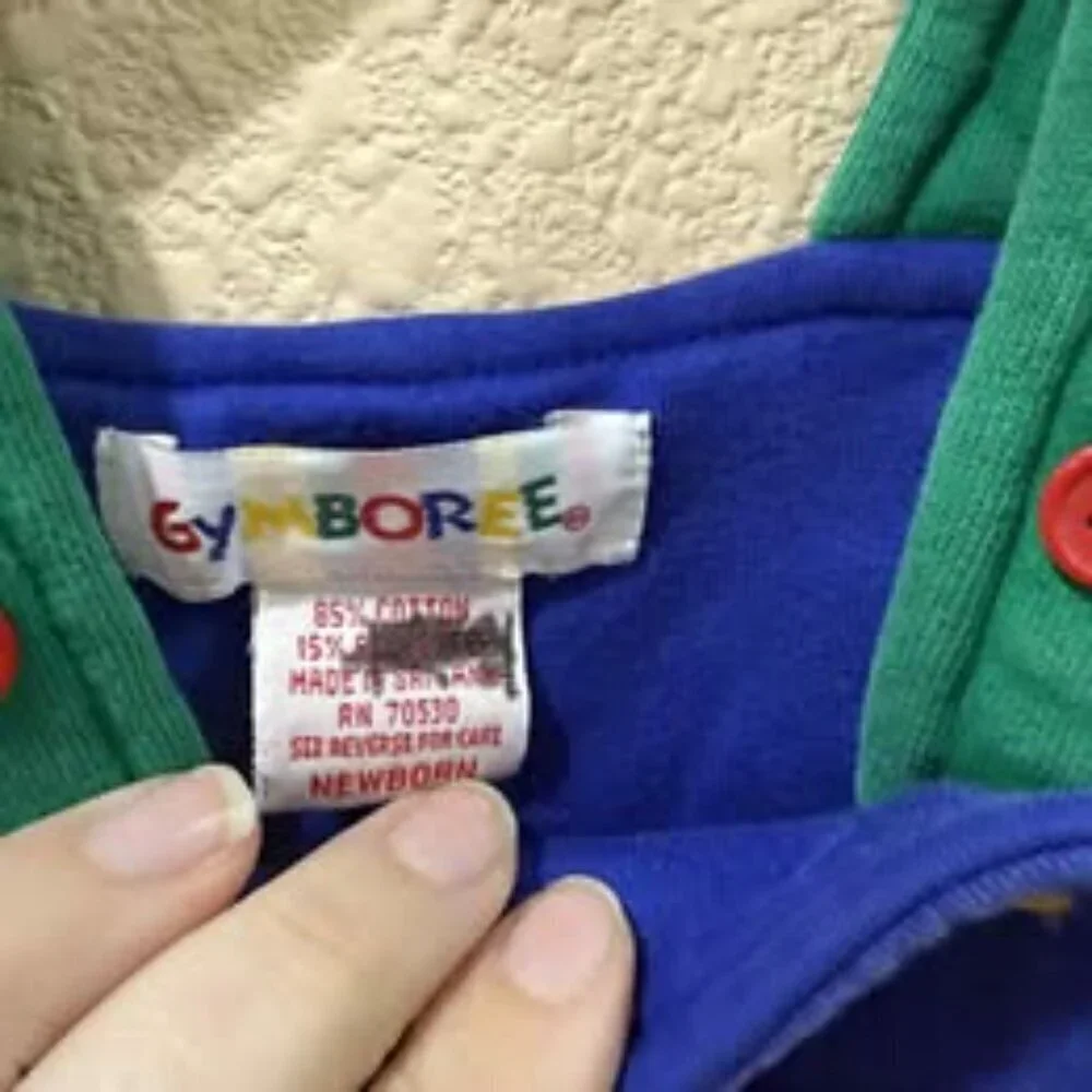 VINTAGE Gymboree Newborn overall outfit